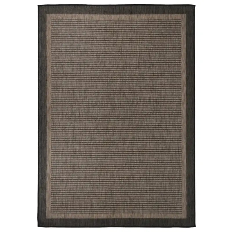 Duurzame buitenvloerkleden voor een beschermendemat in je tuin - Donkerbruin / 140 x 200 cm - Vloerkleden