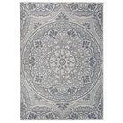 Duurzame buitenvloerkleden voor een beschermendemat in je tuin - Blauw patroon / 120 x 170 cm - Vloerkleden
