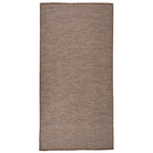 Duurzame buitenvloerkleden voor een beschermendemat in je tuin - Bruin / 100 x 200 cm - Vloerkleden
