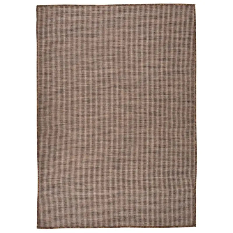 Duurzame buitenvloerkleden voor een beschermendemat in je tuin - Bruin / 140 x 200 cm - Vloerkleden