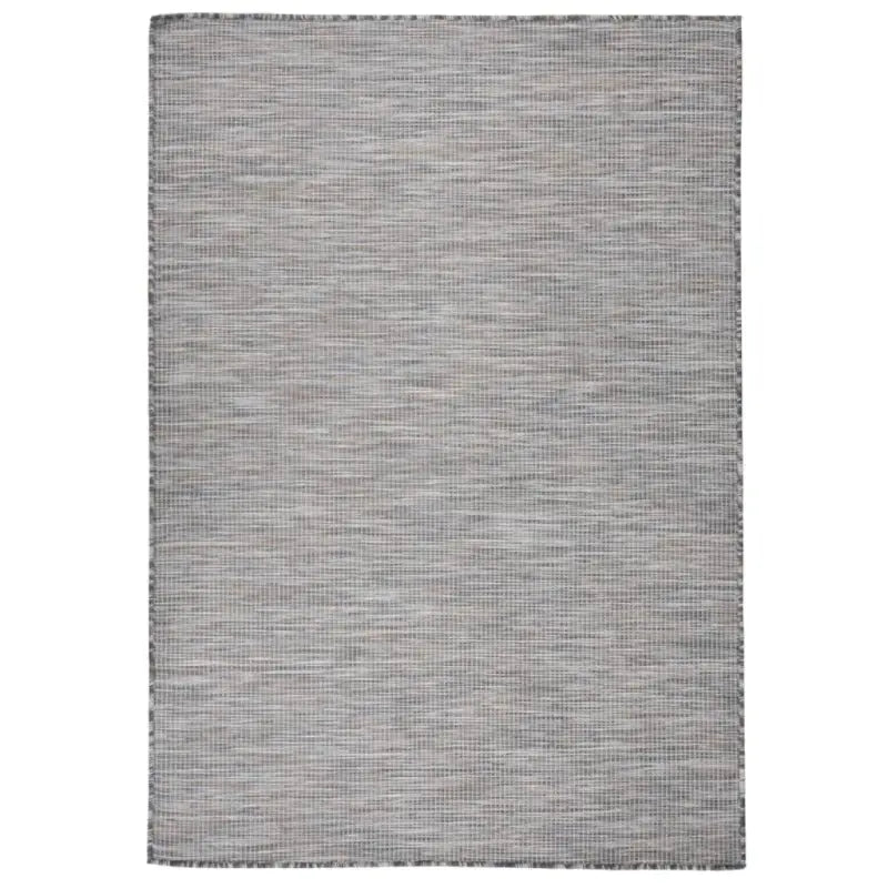 Duurzame buitenvloerkleden voor een beschermendemat in je tuin - Bruin en blauw / 160 x 230 cm - Vloerkleden