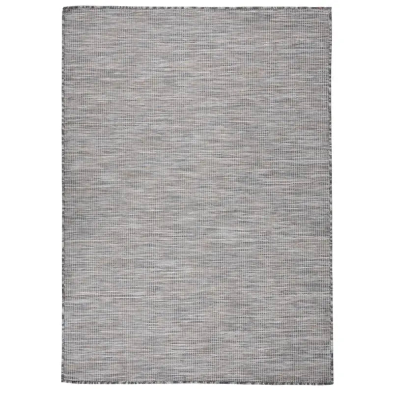 Duurzame buitenvloerkleden voor een beschermendemat in je tuin - Bruin en blauw / 200 x 280 cm - Vloerkleden