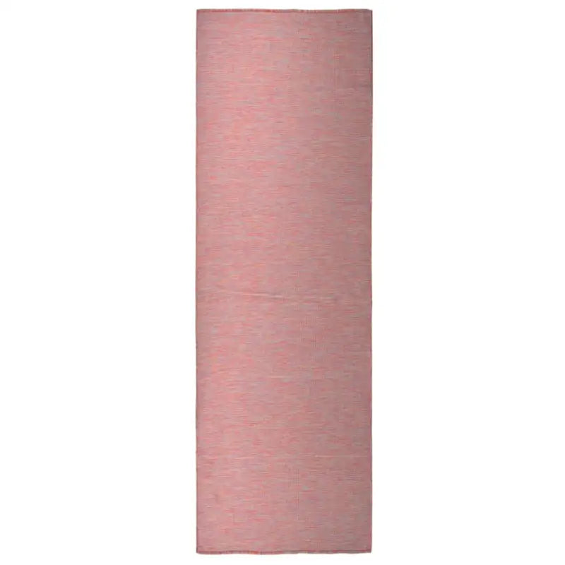 Duurzame buitenvloerkleden voor een beschermendemat in je tuin - Rood / 80 x 250 cm - Vloerkleden