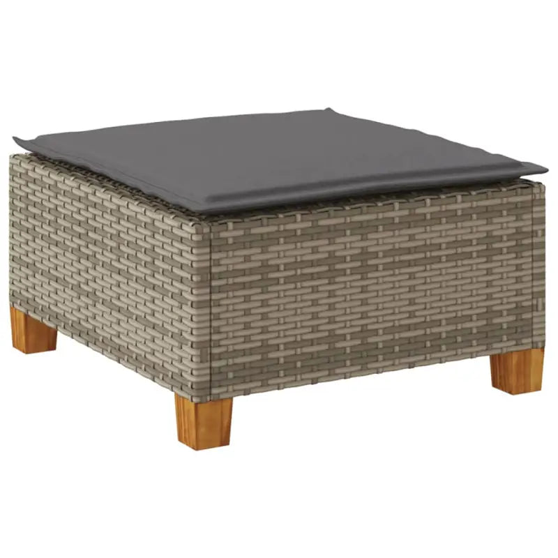 Duurzame tuinkruk met poly rattan en comfortabele zitervaring - Tuinpoefs