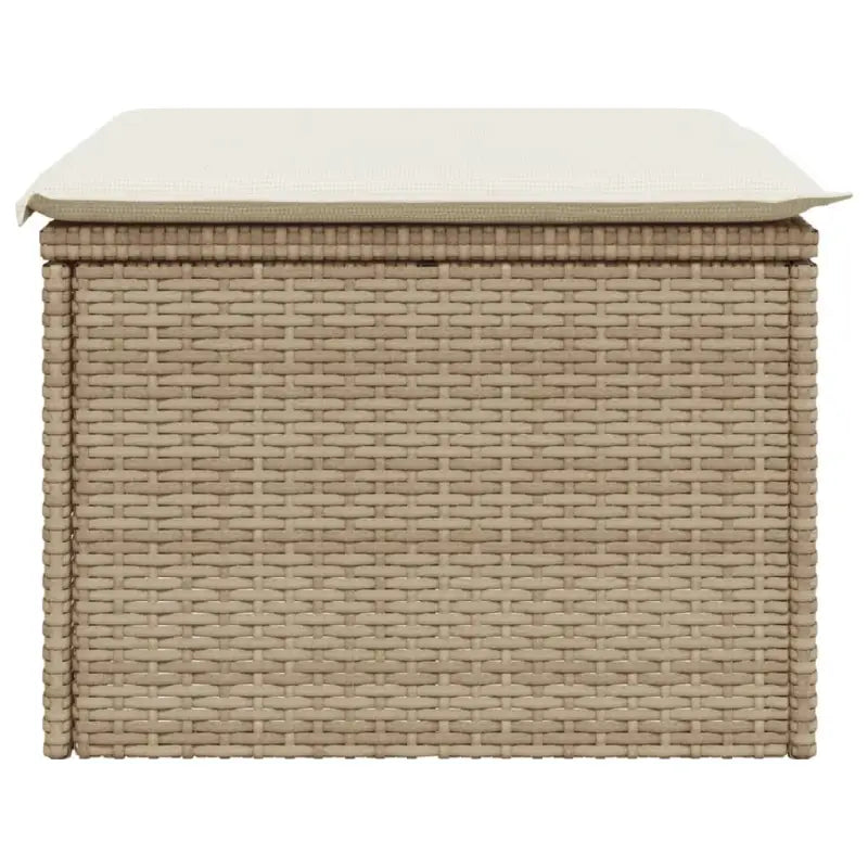 Duurzame tuinkruk met poly rattan en comfortabele zitervaring - Tuinpoefs