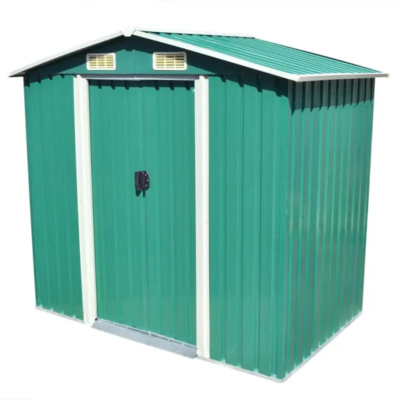 Dwergschuur met ventilatie voor gereedschap en materialen - Groen / 1 - Tuinhuizen
