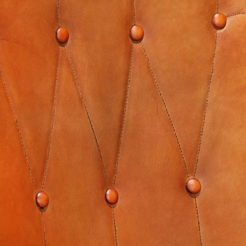 Echt leer fauteuil met voetenbank voor ontspanning in woonkamer of slaapkamer - Fauteuils & Relaxfauteuils