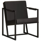 Echt leren fauteuil voor comfortabel ontspannen en lezen - Zwart / 1 - Fauteuils & Relaxfauteuils