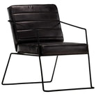 Echt leren fauteuil voor ultimate comfort en tijdloze stijl - Zwart / 1 - Fauteuils & Relaxfauteuils