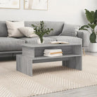 Echte salontafel van bewerkt hout met elegante en duurzame uitstraling - Grijs sonoma / 1 - Salontafels