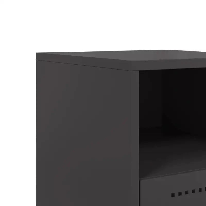 Eenvoudig schoon industrieel nachtkastje van staal voor elke kamer - Nachtkastjes