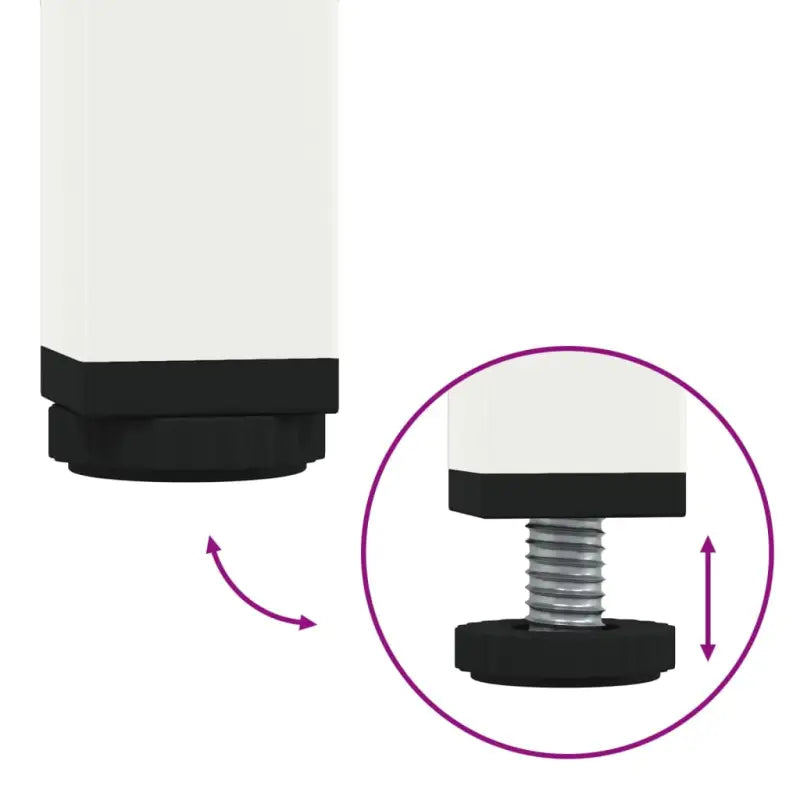 Eenvoudig schoon nachtkastje met industriële uitstraling van stevig staal - Nachtkastjes