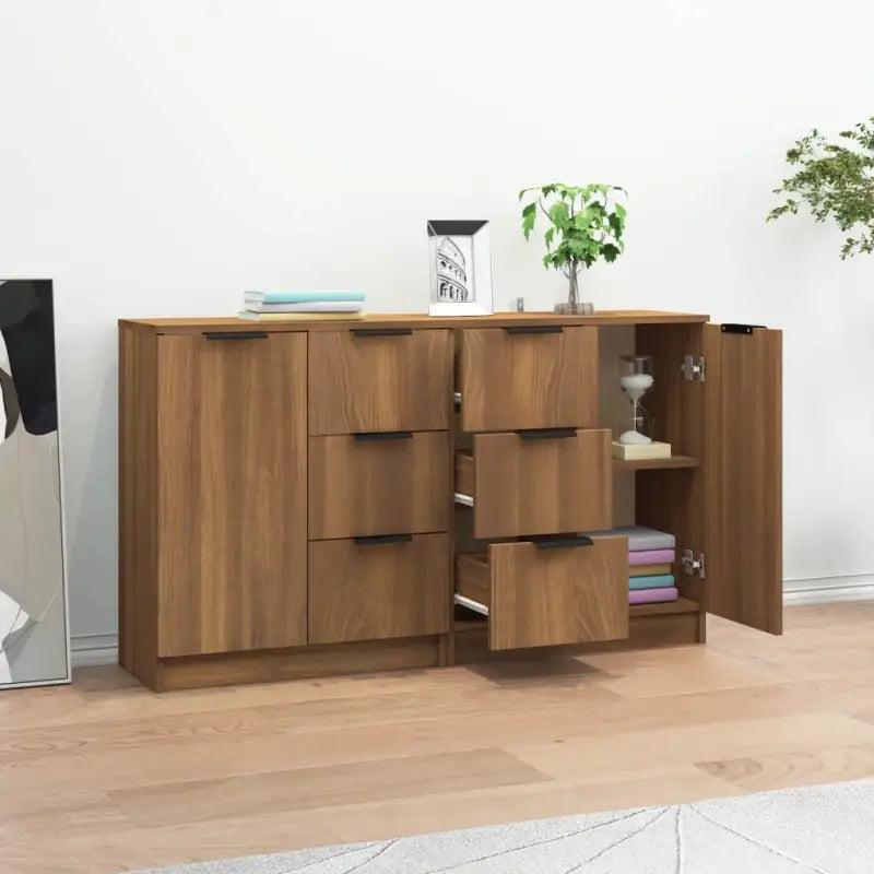 Eenvoudige dressoirs van bewerkt hout gemakkelijk schoon te maken - Dressoirs & buffetkasten