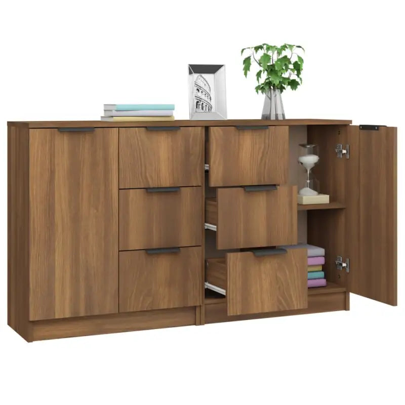 Eenvoudige dressoirs van bewerkt hout gemakkelijk schoon te maken - Dressoirs & buffetkasten