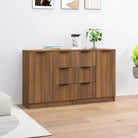 Eenvoudige dressoirs van bewerkt hout gemakkelijk schoon te maken - bruin eikenkleur / 2 - Dressoirs & buffetkasten