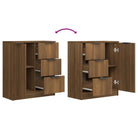 Eenvoudige dressoirs van bewerkt hout gemakkelijk schoon te maken - Dressoirs & buffetkasten