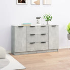 Eenvoudige dressoirs van bewerkt hout gemakkelijk schoon te maken - Betongrijs / 2 - Dressoirs & buffetkasten
