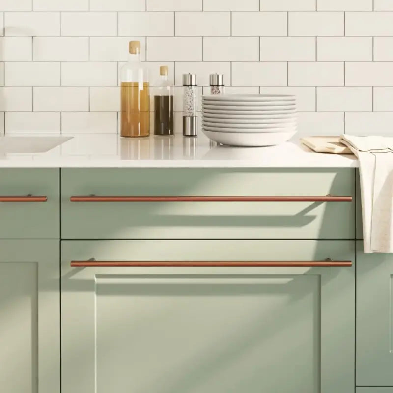 Eenvoudige kastknoppen en handvatten van roestvrij staal - Brons / 480 mm / 10 - Kastknoppen en kastgrepen