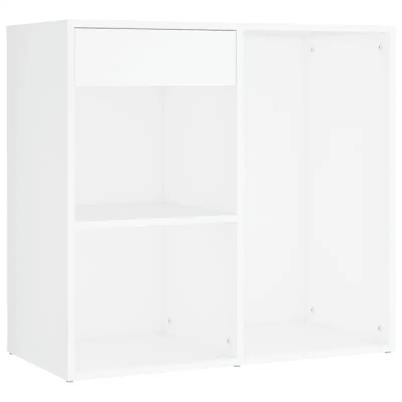 Eenvoudige LED-kaptafel met kastje van bewerkt hout voor de slaapkamer - Slaapkamerkaptafels