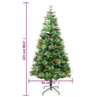 Eenvoudige montage kerstboom met LED en rode bessen voor feestelijk sfeer - Kerstbomen