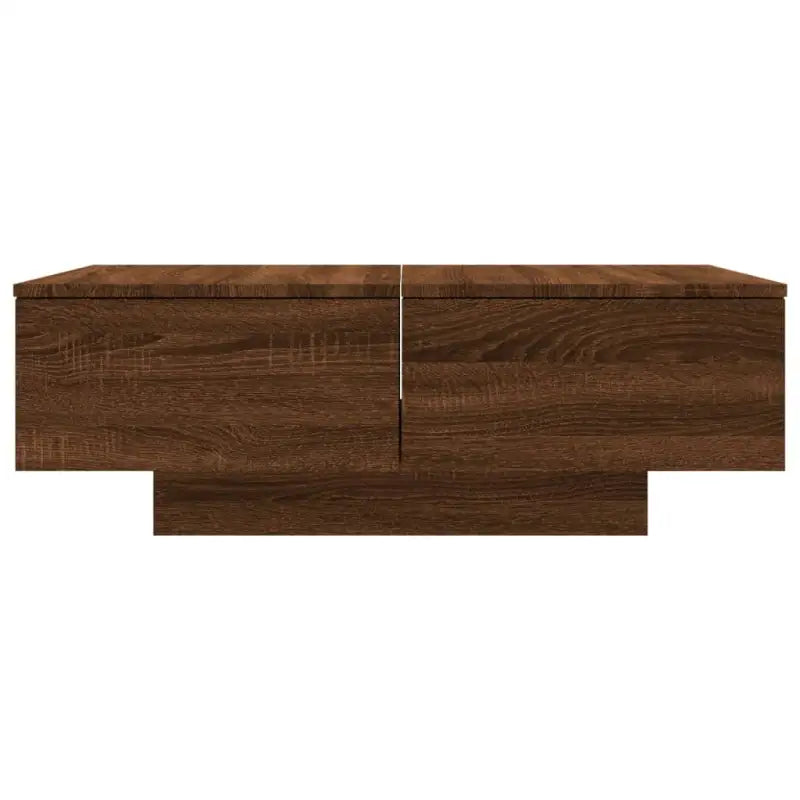 Eenvoudige salontafel van bewerkt hout met elegante afwerking - Salontafels
