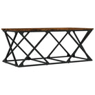 Eerlijke Salontafel met Behandeld Hout voor een elegante woonkamer - Salontafels
