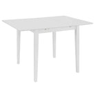 Eetkamerset van massief rubberwood met verlengbare tafel levering bevat - Eetkamersets