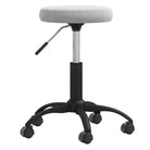 Eetkamerstoel met fluwelen bekleding en stevig stalen frame - Lichtgrijs / 1 - Eetkamerstoelen