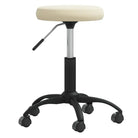 Eetkamerstoel met fluwelen bekleding en stevig stalen frame - Crème / 1 - Eetkamerstoelen