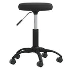 Eetkamerstoel met fluwelen bekleding en stevig stalen frame - Zwart / 1 - Eetkamerstoelen