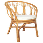 Eetkamerstoel van natuurlijk rattan voor comfort en duurzaamheid - Lichtbruin / 1 - Eetkamerstoelen