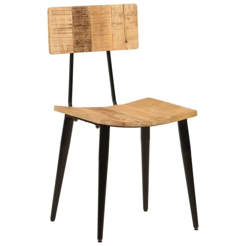Eetkamerstoelen in antieke stijl van massief mangohout - Eetkamerstoelen