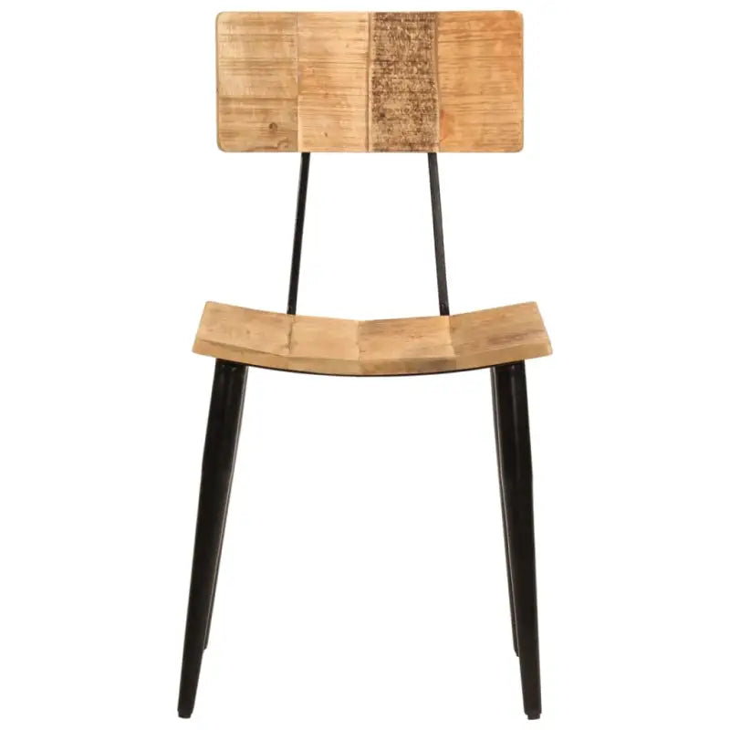 Eetkamerstoelen in antieke stijl van massief mangohout - Eetkamerstoelen