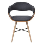 Eetkamerstoelen met beuken poten en hoogte armleuning voor comfort - Eetkamerstoelen