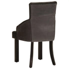 Eetkamerstoelen met echt geitenleer voor een vintage warme look - Eetkamerstoelen