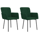 Eetkamerstoelen met hoogte armleuning en luxe fluweel ontwerp - Eetkamerstoelen