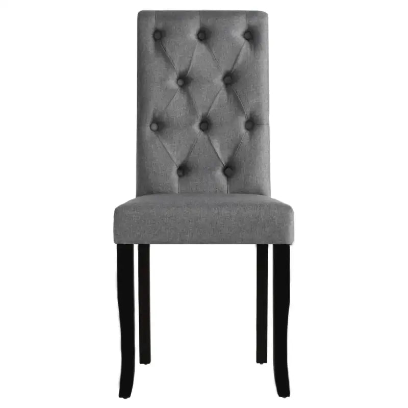 Eetkamerstoelen met stoffen bekleding en massief houten frame - Eetkamerstoelen