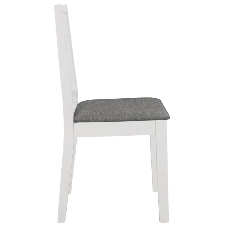 Eetkamerstoelen set met massief hout en comfortabele rugleuningen - Eetkamerstoelen