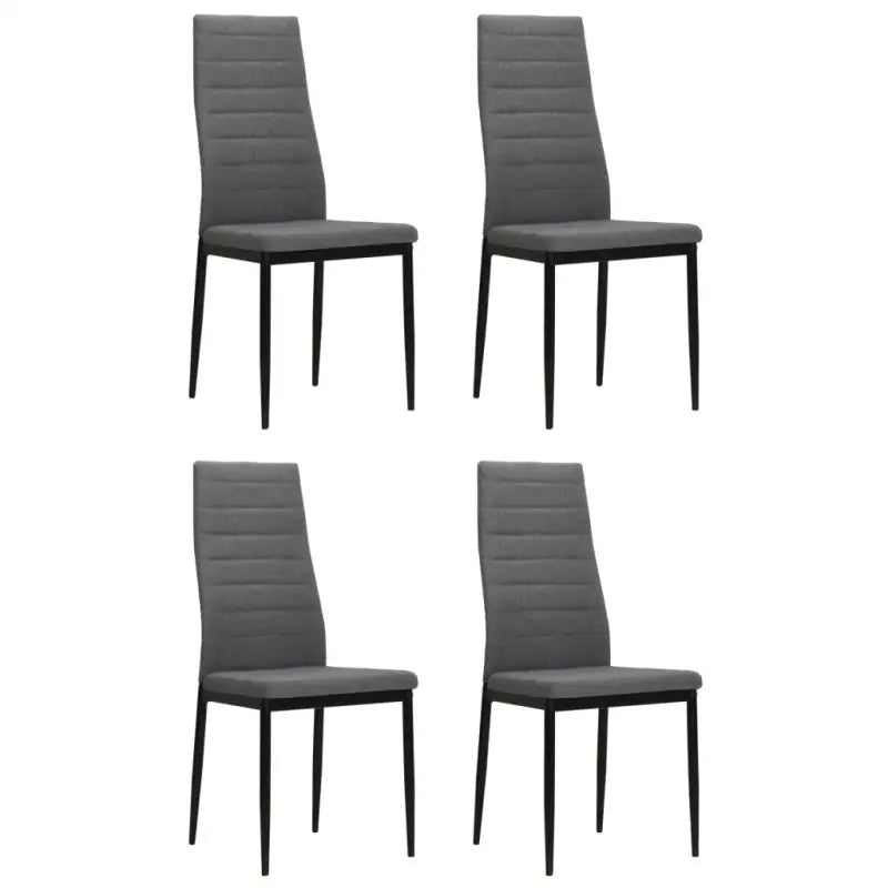 Eetkamerstoelen Set van 6 levering bevat eigentijds en duurzaam ontwerp - Lichtgrijs / 4 - Eetkamerstoelen