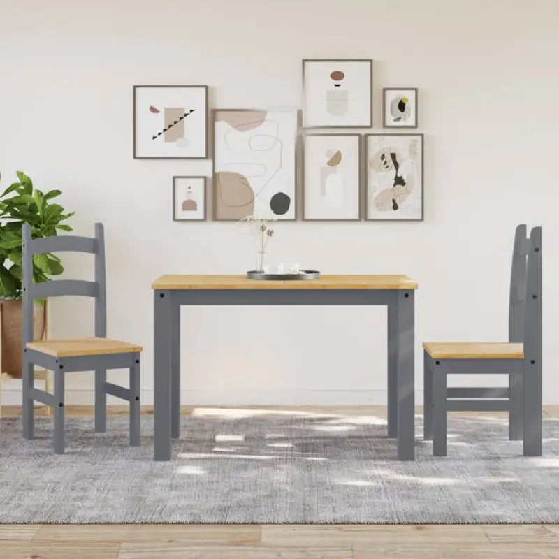 Eetkamerstoelen van massief grenenhout eenvoudig schoon en tijdloos - Eetkamerstoelen