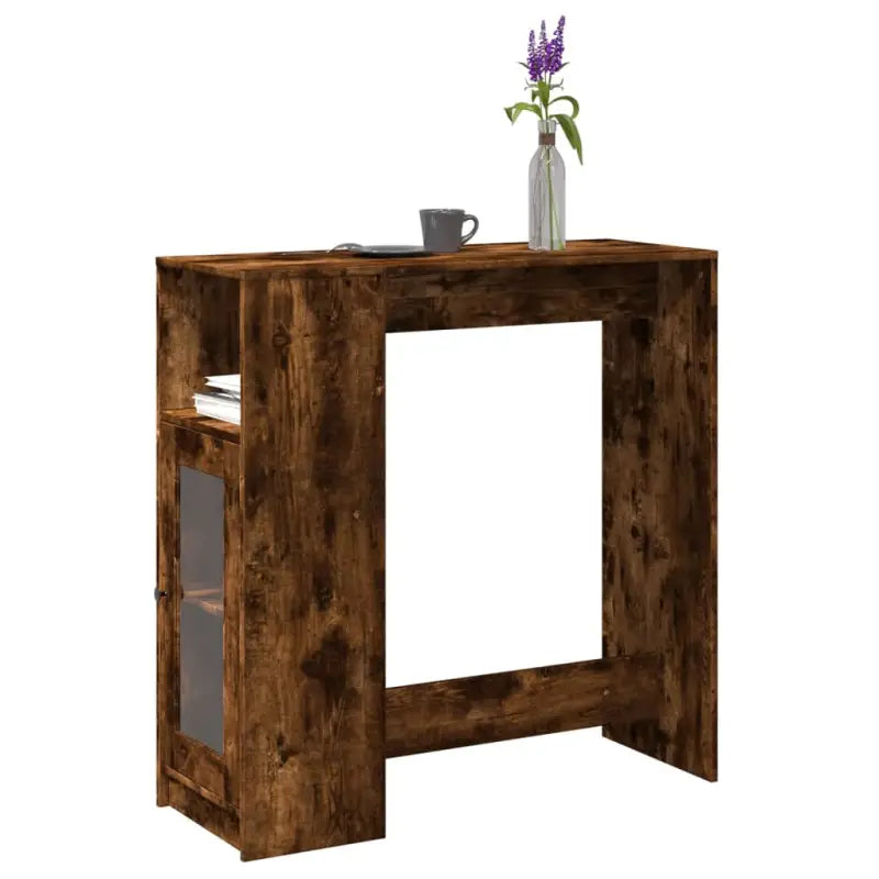 Eettafel met bewerkt hout voor stijl en duurzaamheid - Gerookt eiken / 1 - Eettafels