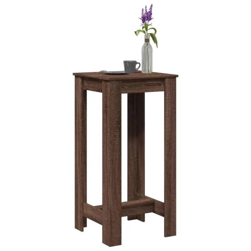 Eettafel met bewerkt hout voor stijl en duurzaamheid in je ruimte - bruin eikenkleur / 1 / 51 cm - Eettafels