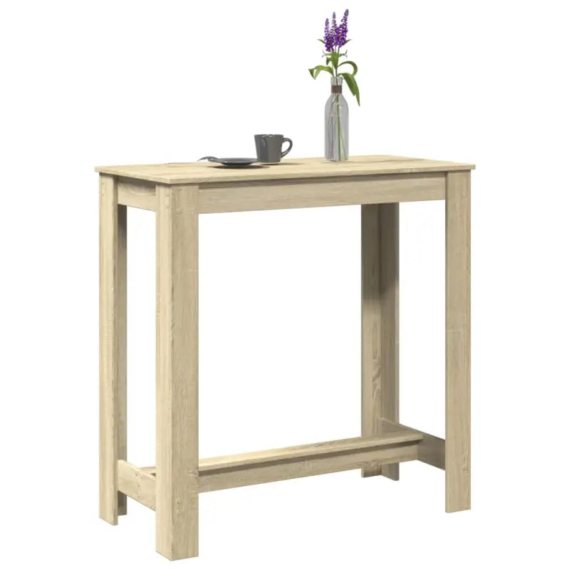 Eettafel met bewerkt hout voor stijl en duurzaamheid in je ruimte - Sonoma eiken / 1 / 102 cm - Eettafels
