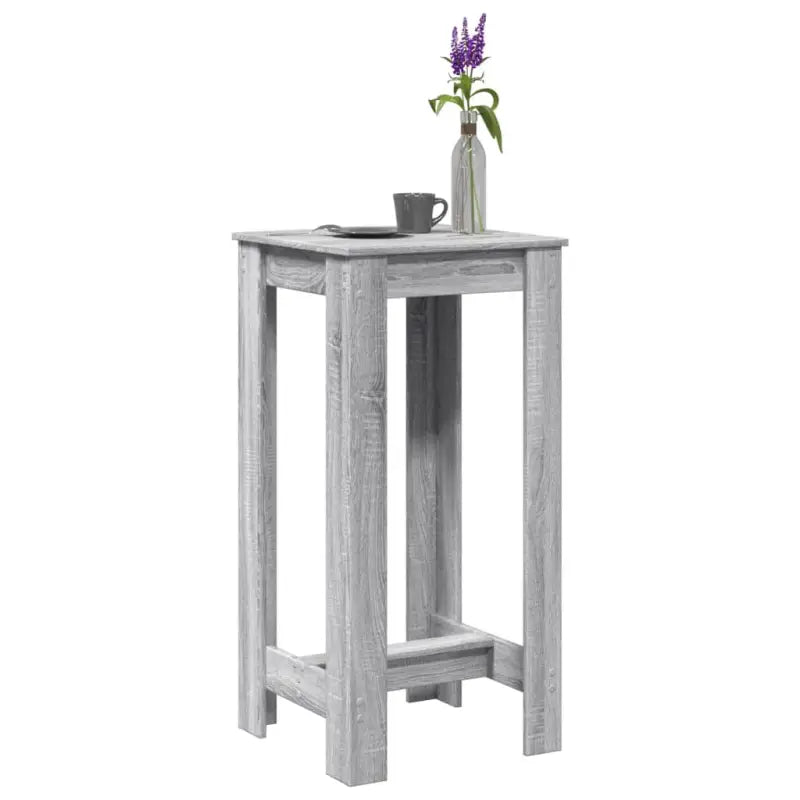 Eettafel met bewerkt hout voor stijl en duurzaamheid in je ruimte - Grijs sonoma / 1 / 51 cm - Eettafels
