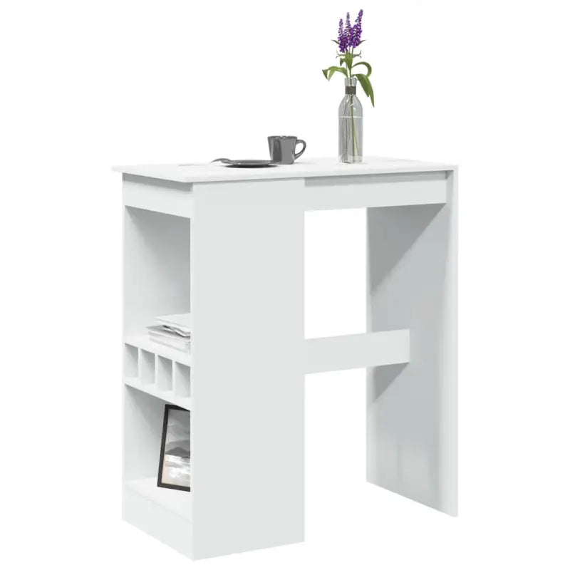 Eettafel met bewerkt hout voor stijl en duurzaamheid - Wit / 1 - Eettafels