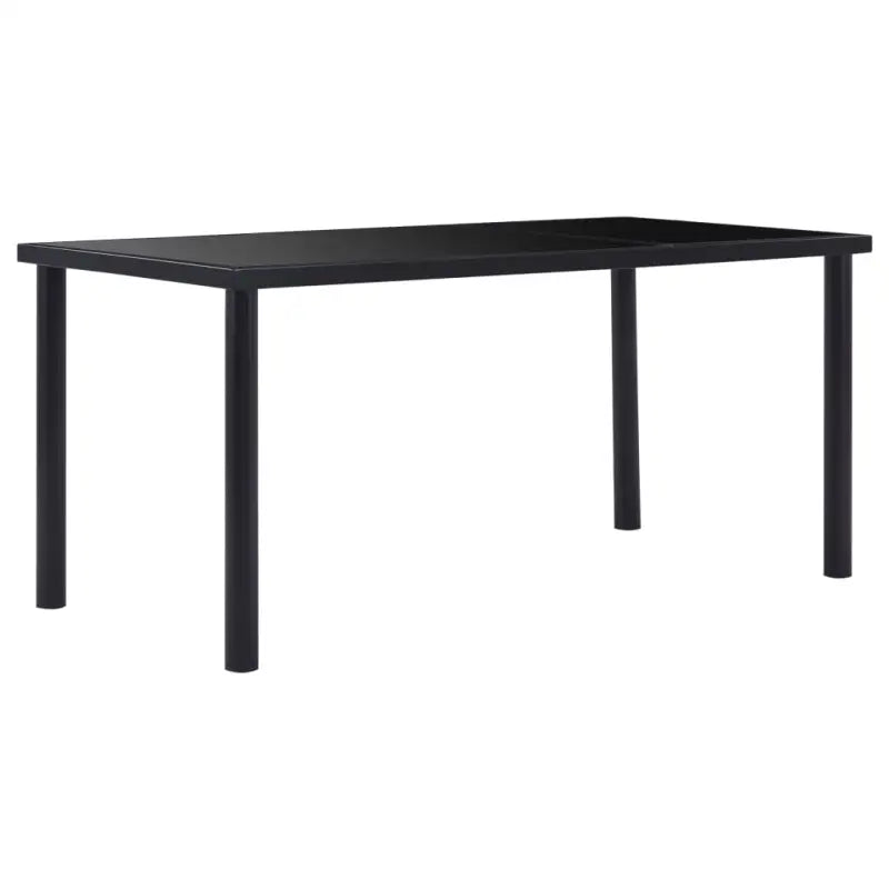 Eettafel met gehard glas voor moderne keukens en eetkamers - 160 x 80 x 75 cm / 1 - Eettafels