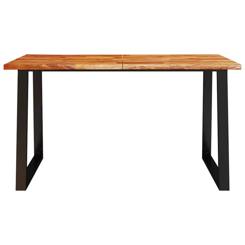 Eettafel met massief acaciahout en natuurlijke rand voor elegante eetkamers - Eettafels