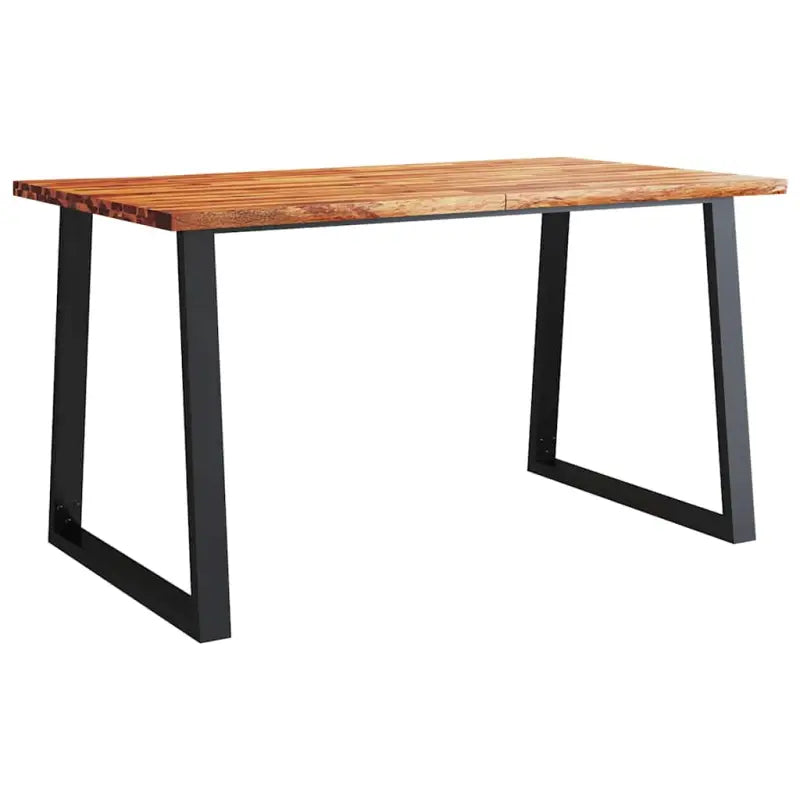 Eettafel met massief acaciahout en natuurlijke rand voor elegante eetkamers - Eettafels