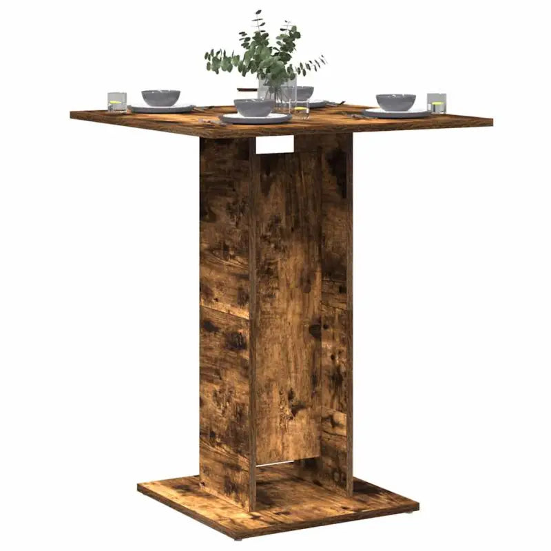 Eettafel van bewerkt hout in grijs Sonoma met eenvoudig schoon onderhoud - Gerookt eiken / 1 - Eettafels