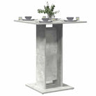 Eettafel van bewerkt hout in grijs Sonoma met eenvoudig schoon onderhoud - Betongrijs / 1 - Eettafels